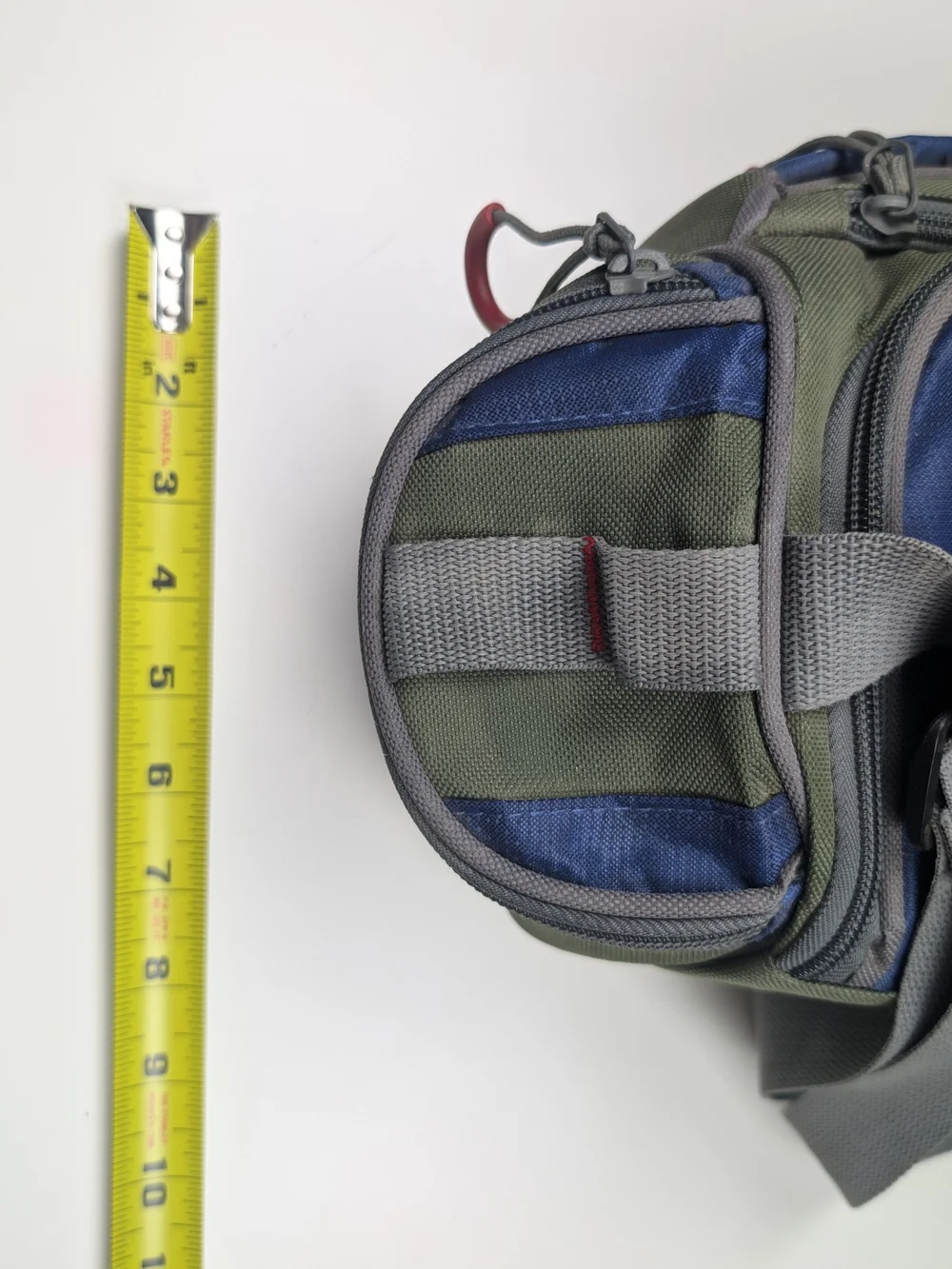 VTG Y2K Plano Softside Fishing Tackle Bag Shoulder Strap Pack Green Blue Red